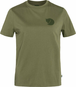 Outdoor T-Shirt Fjällräven Fox Boxy Logo Tee W Green XS Outdoor T-Shirt - 1