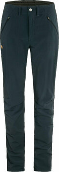 Pantalones para exteriores Fjällräven Abisko Trail Stretch Trousers W Dark Navy 36 Pantalones para exteriores - 1