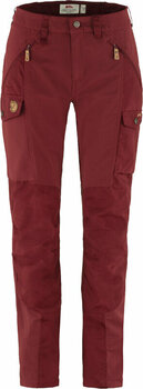 Pantalones para exteriores Fjällräven Nikka Trousers Curved W Bordeaux Red 36 Pantalones para exteriores - 1