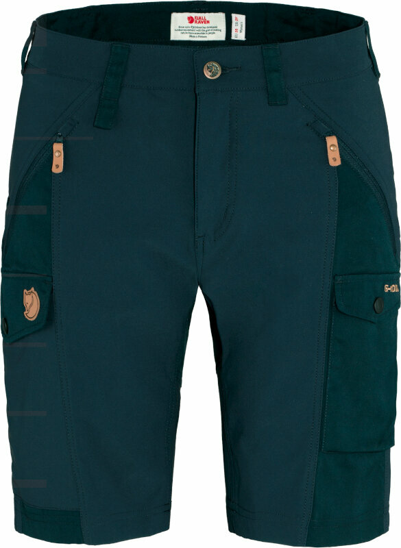 Rövidnadrág Fjällräven Nikka Shorts Curved W Dark Navy 36 Rövidnadrág