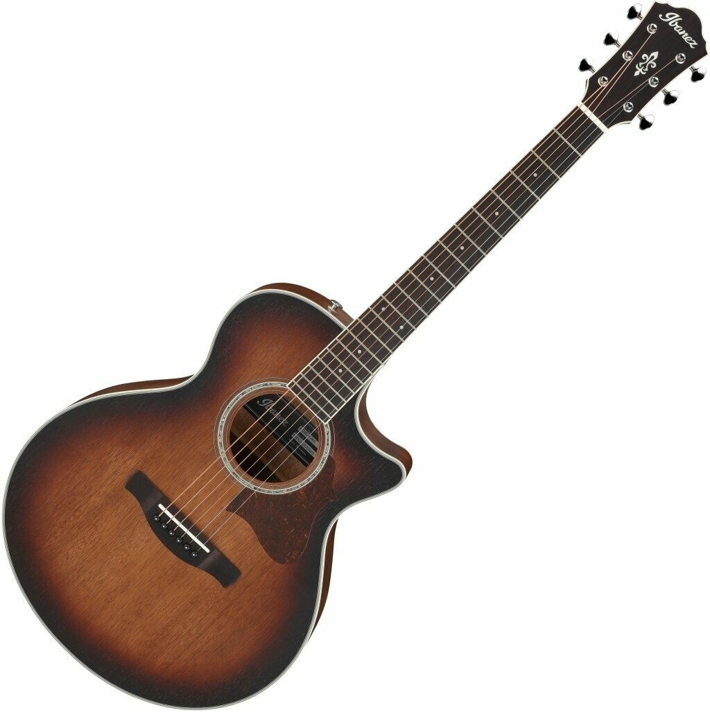 Elektroakustická kytara Jumbo Ibanez AE240JR-MHS Natural