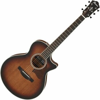 Elektroakustická kytara Jumbo Ibanez AE240JR-MHS Natural - 1