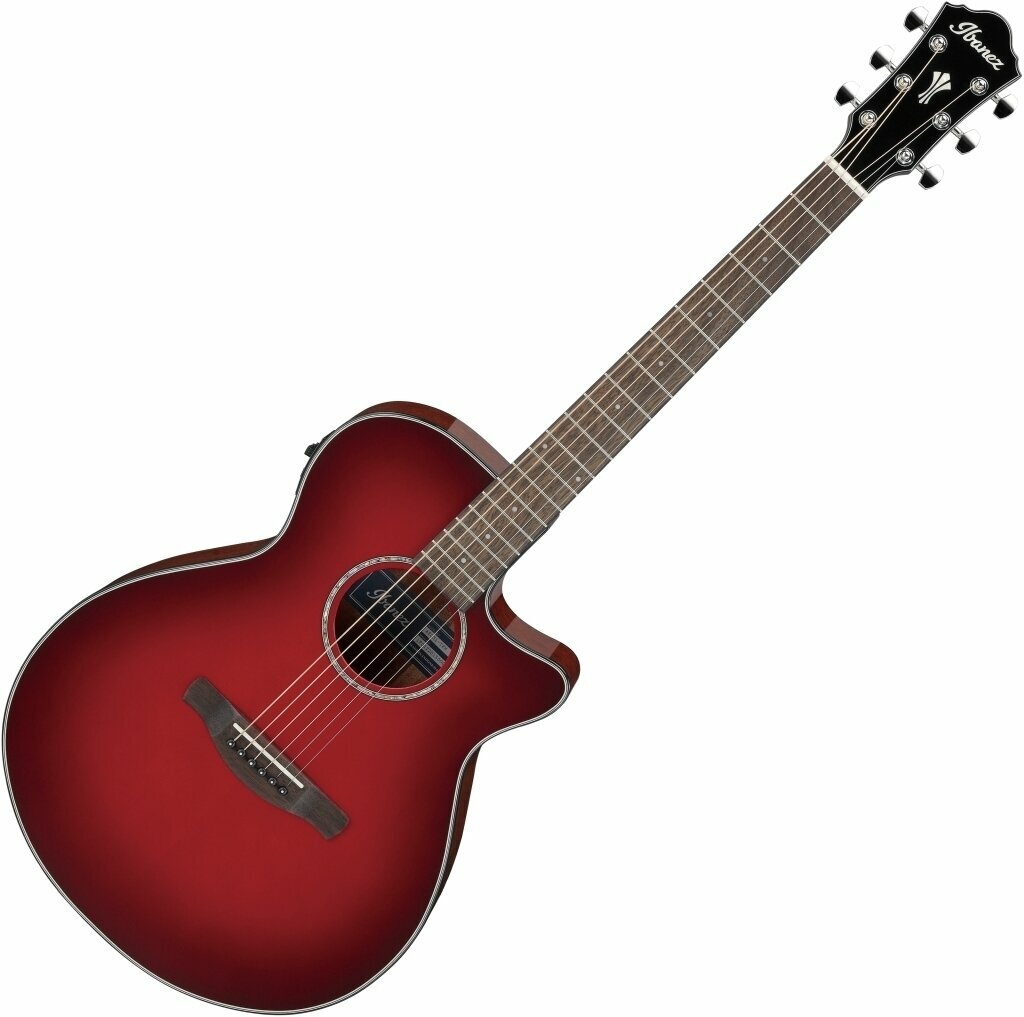 elektroakustisk gitarr Ibanez AEG51-TRH Transparent Red Sunburst