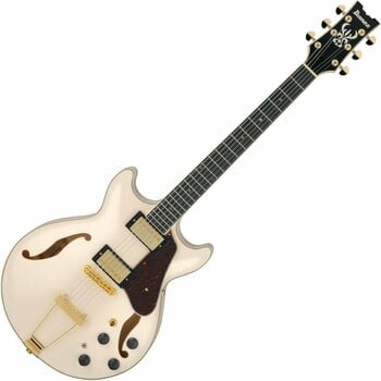 Halvakustisk guitar Ibanez AMH90-IV Ivory - 1