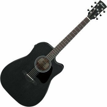 electro-acoustic guitar Ibanez AW1040CE-WK Weathered Black - 1