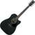 Dreadnought elektro-akoestische gitaar Ibanez AW1040CE-WK Weathered Black