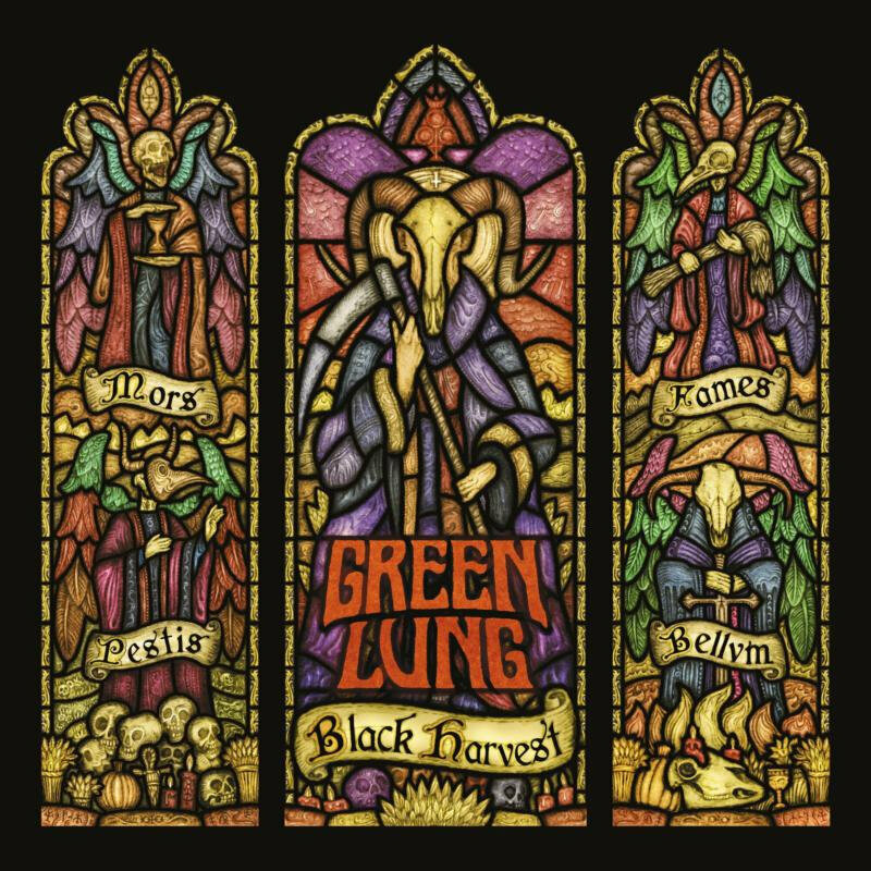 Schallplatte Green Lung - Black Harvest (Halloween Orange Coloured) (LP)