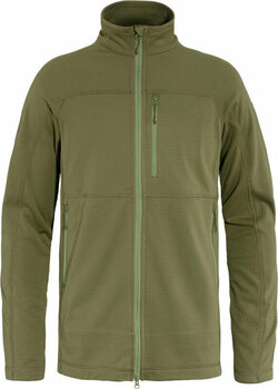 Hættetrøje til udendørs brug Fjällräven Abisko Lite Fleece Jacket M Green M Hættetrøje til udendørs brug - 1