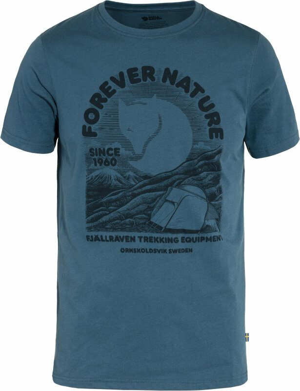 Maglietta outdoor Fjällräven Fjällräven Equipment T-Shirt M Indigo Blue M Maglietta