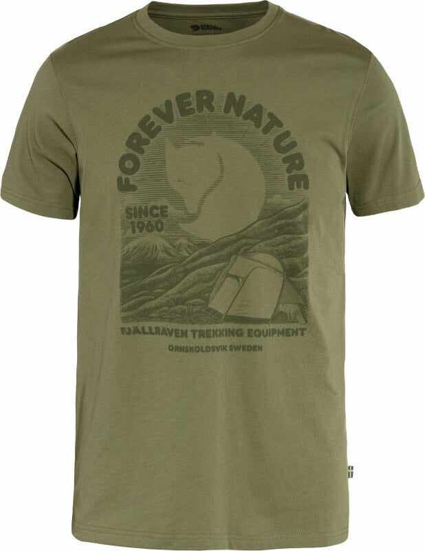 T-shirt de exterior Fjällräven Fjällräven Equipment T-Shirt M Green S T-Shirt
