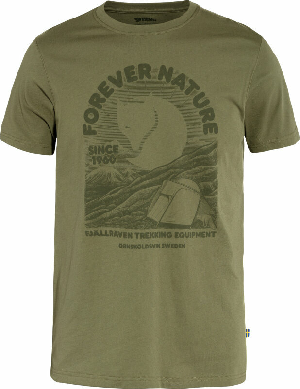 T-shirt de exterior Fjällräven Fjällräven Equipment T-Shirt M Green L T-Shirt