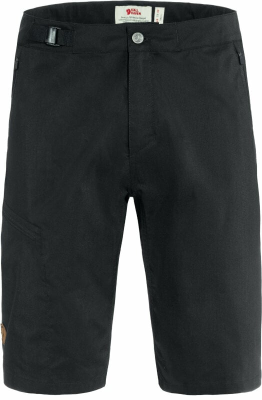 Pantalones cortos para exteriores Fjällräven Abisko Hike Shorts M Black 54 Pantalones cortos para exteriores