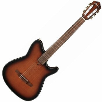 Speciell akustisk-elektrisk gitarr Ibanez FRH10N-BSF Brown Sunburst - 1