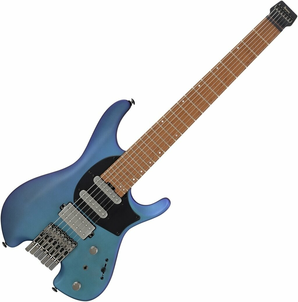 Headless gitaar Ibanez Q547-BMM Blue Chameleon Metallic Matte
