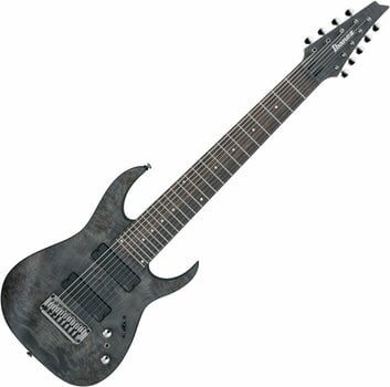 8-strunowa gitara elektryczna Ibanez RG9PB-TGF Transparent Gray Flat - 1