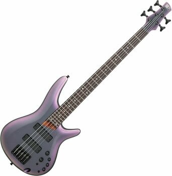 5-saitiger E-Bass, 5-Saiter E-Bass Ibanez SR505E-BAB Black Aurora Burst - 1
