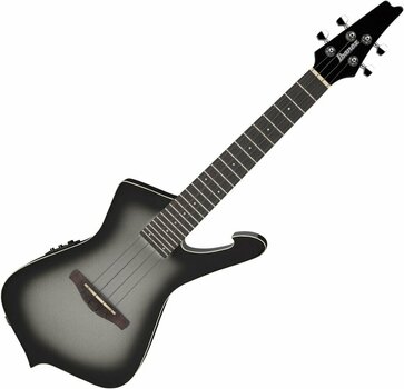 Tenorové ukulele Ibanez UICT100-MGS Tenorové ukulele Metallic Gray Sunburst - 1