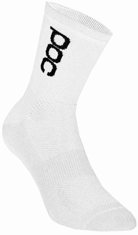 Чорапи за колоездене POC Essential Road Lite Sock Hydrogen White S Чорапи за колоездене