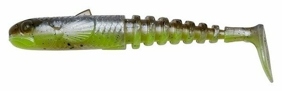 Gummibete Savage Gear Gobster Shad 5 pcs Green Pearl Yellow 7,5 cm 5 g - 1