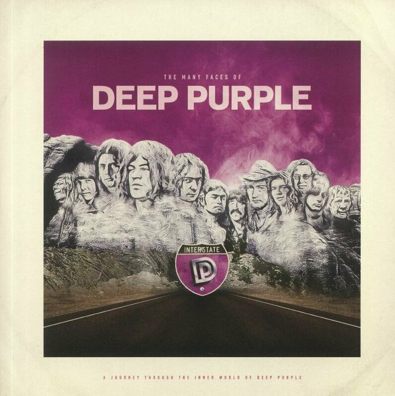 Disco de vinilo Various Artists - Many Faces Of Deep Purple (White Marble Coloured) (2 LP)