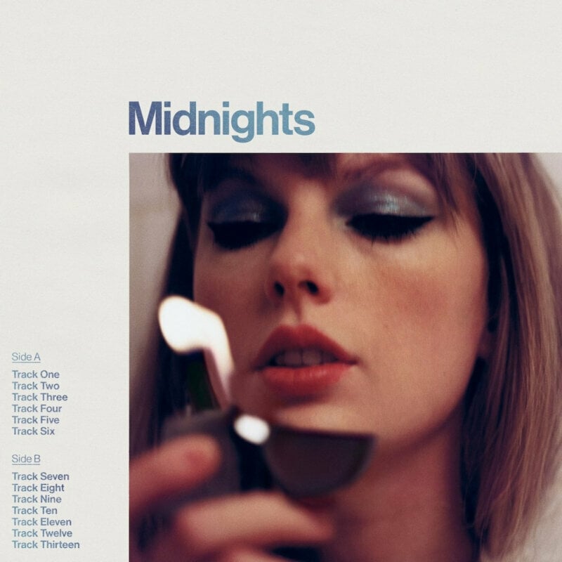 Disco de vinil Taylor Swift - Midnights (Moonstone Blue Coloured) (LP)
