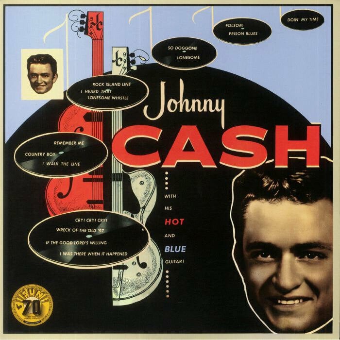 Disco de vinilo Johnny Cash - With His Hot And Blue Guitar (70th Anniversary) (Remastered 2022) (LP)