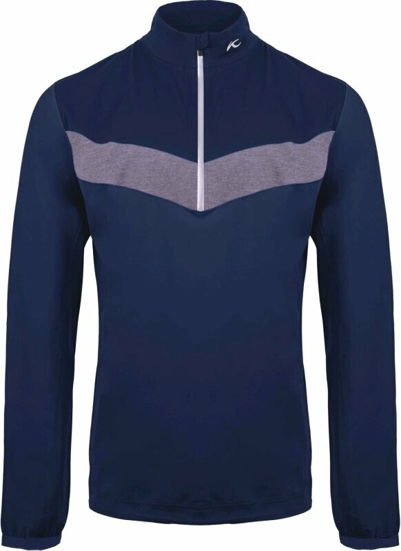 Kjus Mens Dexter II 2.5L Half Zip Atlanta Blue Melange/Atlanta Blue 54