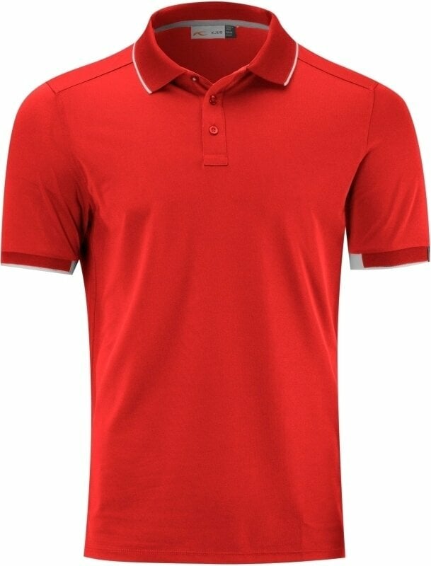 Polo Shirt Kjus Mens Steve Polo S/S Cosmic Red 52
