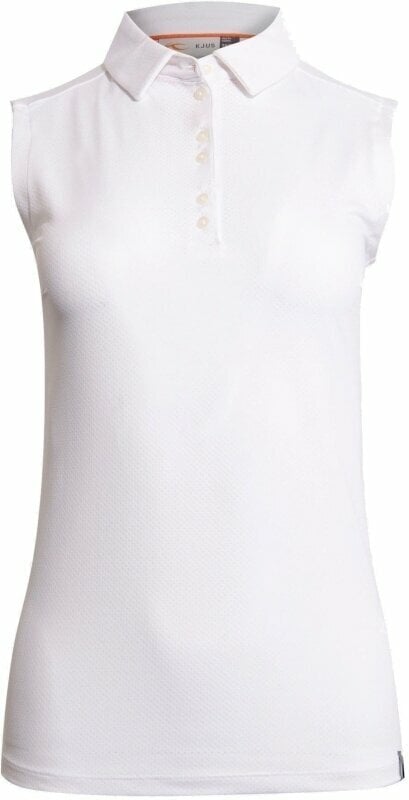 Polo Shirt Kjus Womens Eve Polo S/L White 34