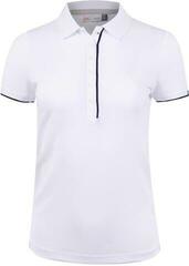 Polo majice Kjus Womens Sia S/S White