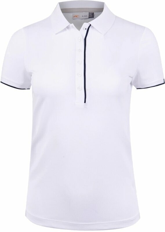 Poloshirt Kjus Womens Sia Polo S/S White 40