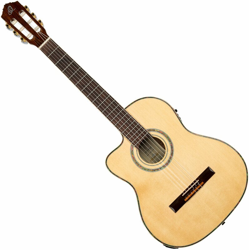 Klassinen kitara esivahvistimella Ortega RCE141NT-L 4/4