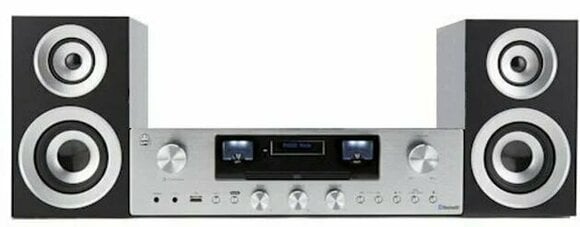 Sistema audio domestico GPO Retro PR 200 Silver - 1