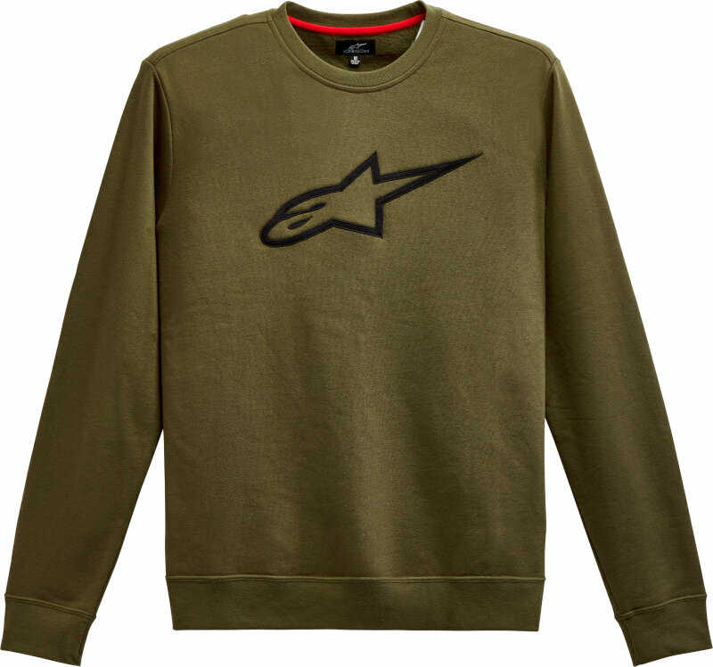 Sweater Alpinestars Ageless Crew Fleece Military Green/Black S Sweater