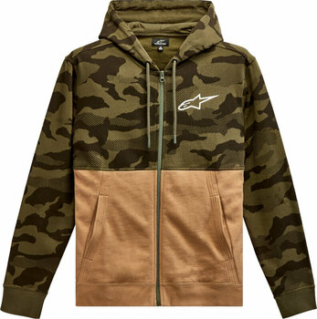 Sweater Alpinestars Camo Block Hood Military/Sand XL Sweater - 1