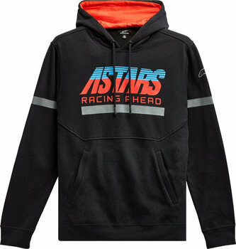 Sweatshirt Alpinestars Club Hoodie Black L Sweatshirt - 1