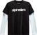 T-Shirt Alpinestars Stack LS Knit Black/White XL T-Shirt