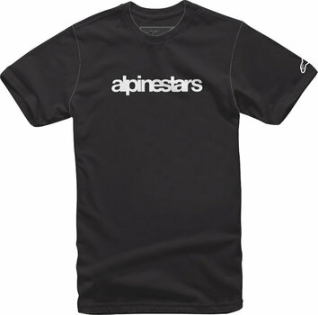 Koszulka Alpinestars Heritage Logo Tee Black/White S Koszulka - 1