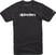 T-Shirt Alpinestars Heritage Logo Tee Black/White M T-Shirt