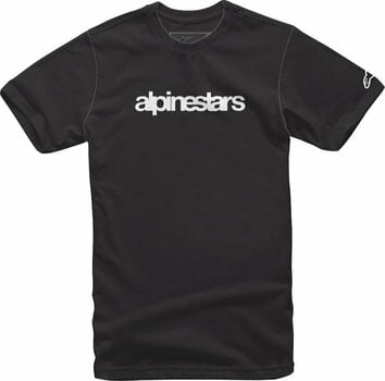 T-Shirt Alpinestars Heritage Logo Tee Black/White L T-Shirt - 1