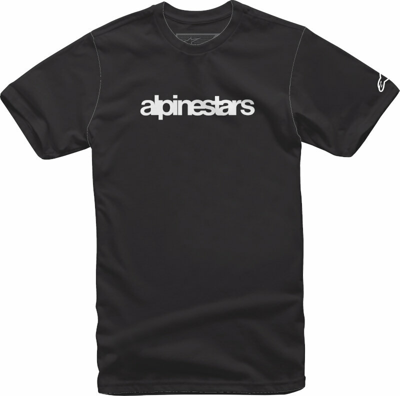 T-Shirt Alpinestars Heritage Logo Tee Black/White XL T-Shirt