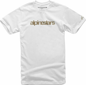 T-Shirt Alpinestars Heritage Logo Tee White/Sand S T-Shirt - 1