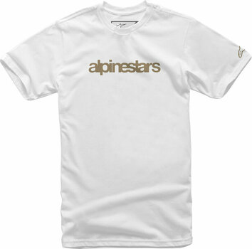 Μπλούζες Μηχανής Leisure Alpinestars Heritage Logo Tee White/Sand L Μπλούζες Μηχανής Leisure - 1