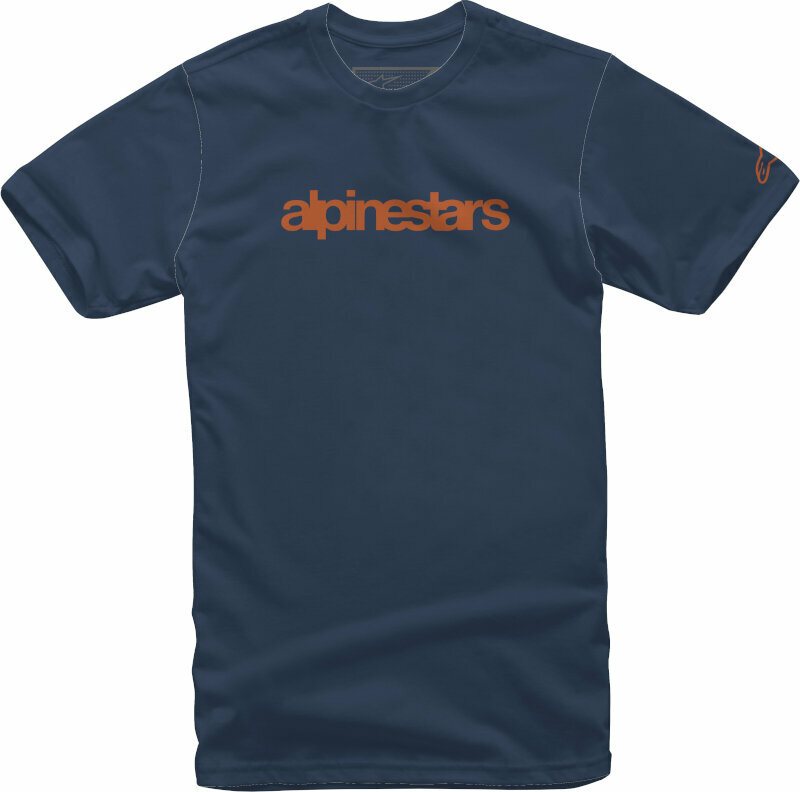 T-shirt Alpinestars Heritage Logo Tee Navy/Rust S T-shirt