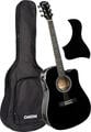 Cascha CGA100BK Black Ακουστική Κιθάρα