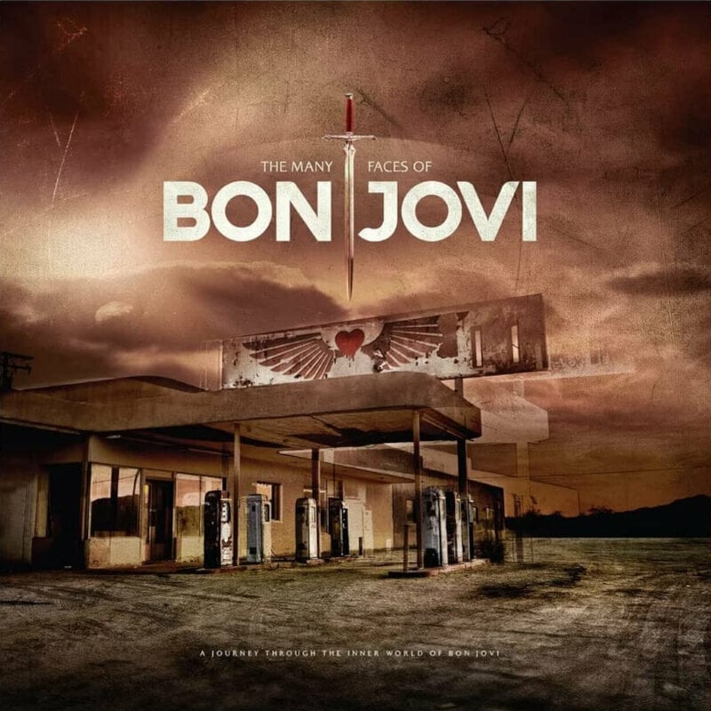 Vinylskiva Various Artists - Many Faces Of Bon Jovi (Transparent Orange Coloured) (2 LP)