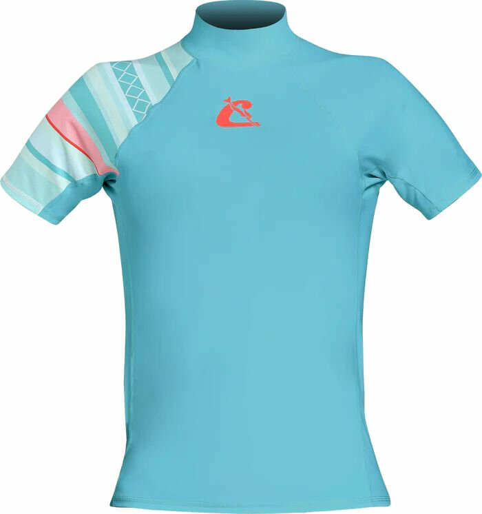 Koszula Cressi Shield Lady Rash Guard Koszulka z krótkim rękawem Aquamarine/Pink M