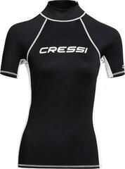 T-Shirt Cressi Rash Guard Lady Black/White