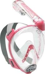 Tauchermaske Cressi Duke Dry Full Face Mask Pink Transparent M/L Tauchermaske