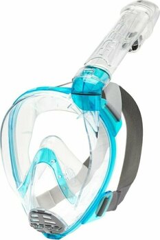 Diving Mask Cressi Baron Full Face Mask Clear/Aquamarine S/M - 1